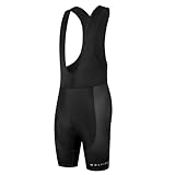 WOLFIRE WF Bib Shorts Herren - Radlerhose Herren mit 20D Gel-Polster. Aus Polyester gefertigt. Radsport Bekleidung für MTB und Straßenfahrten. Fahrradhose Herren und Radhose für optimale Leistung.