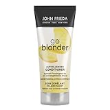 John Frieda Go Blonder Shampoo - Inhalt: 75 ml - Reisegröße - Ideal zum Testen oder Verreisen - Aufhellend