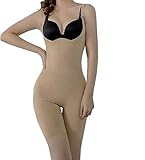 QFIESY Nahtloser weiblicher Shaper, Stabiler Bauch, Kontrolle des Oberschenkels, weiblicher Shaper (Beige (Nude) groß)