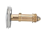 BlesConi Waschbecken-Ablaufgarnitur, 38 mm, Messing, Chrom, Pop-Up-Waschbeckenstöpsel mit Federbolzen