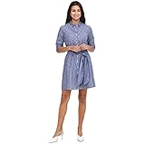 JdY Damen JDYHALL 3/4 Shirt Dress WVN NOOS Kleid, Blau, 42