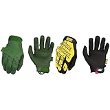 Mechanix Wear The Original OD Green Taktischen Arbeitshandschuhe – Berührungsfähig (Large, OD Grün) & The Original Arbeitshandschuhe – Berührungsfähig (Large, Gelb)