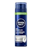 NIVEA MEN HydroCare Rasierschaum (200 ml), Schutz und Pflege für eine sanfte Rasur, hautschonender Rasierschaum für Männer mit Aloe Vera und Panthenol