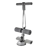 SOPOTUTU Sit Up Assistent mit Robustem Saugnapf Befestigung Höhenverstellbar Vielseitiges Fitnessgerät für Zuhause Tragbar für Bauchmuskeltraining Liegestütze und Ganzkörperübungen