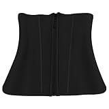 Taillentrainer – Body Shaper Taillenmieder für Frauen | Stoffbinder Post Korsett Trainer | Elastischer Latex-Sanduhr-Körperformer Taillenmieder Trimmer für Frauen, 1, S