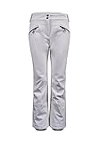 Killtec Damen Thônes Wmn Ski Sftshll Pnts Softshell Hose Mit Schneefang, Weiß, 42 EU