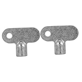 HOLIDYOYO 2 Stück Teiliges Heizkörper Entlüftungsschlüssel aus Langlebig Leicht und Handlich Einsetzbar für Heizkörperventile und Wasserzähler Einfache Bedienung und Schnelle Wartung