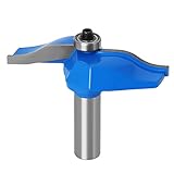 12 Shank1/2' Shank Round Over Rail & Holm mit Cove Panel Raiser 1Bit Router Bit Set Cutter for Holzbearbeitungswerkzeuge(12.7mm shank)