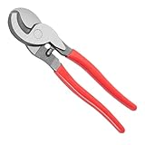 Kabelschere Handwerkzeuge Kabelschneider 240 mm/9.4 in Gehärtete Backen High-Carbonstahl-Material Zangen Geeignet zum Schneiden von Aluminium, Kupfer, Draht, Kommunikationskabel von 0-70 mm²