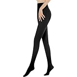 Generisch - und Winter-Schwarz-warme Fleece-Leg-Druck-Leggings-Strumpfhose Strumpfhose Netz Spitze (F, D)