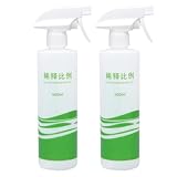 PRETYZOOM 4 Stück 500 ml Sprühflaschen aus PE mit Markierung Leere Haushaltssprühflaschen für Reinigungslösungen Garten und Kosmetik Multifunktionale Dosierflaschen Zufällige Farbe