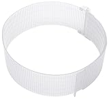 Zenker Tortenring Patisserie, flexibler Profi-Torten-Ring von Ø 15 - Ø 30 cm, verstellbarer Ring für ideale Schicht-Torten, Kuchenring einfach schließen und Öffnen, Menge: 1 Stück, Farbe: transparent