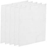 SAFIGLE 5 Blatt Krepppapier Bögen 40X55cm Weiß Faltpapier für Bastelmaterial Origami und Blumenbastelbedarf Selbstgemacht Papier für Partydekoration und Schulprojekte