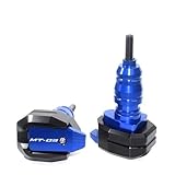 Sturzschutz Crash Pads Motorrad-Rahmengleiter Für Yamaha MT-03 MT03 MT 03 2015 2016 2017 2018, Crash-Protektor Rahmengleiter Sturzpads Protector(Blau)