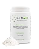 Zeolith MED Detox-Pulver 200g, Medizinprodukt, Apothekenqualität, Vergleichssieger, Darmreinigung, Entgiftung von Schwermetallen, Entgiftungskur, Vulkanmineralien, Heilerde, Darmreinigung