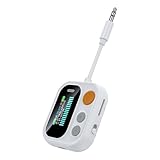 Drahtloser Audio Empfänger Sender, Drahtloser Lautsprecher Sender, Auto Audioempfänger mit Farbdisplay für TV Handy Computer Reisende Musikliebhaber