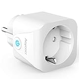 WLAN Smart Steckdose, Intelligente Plug Smart Home Steckdosen Wifi Stecker Alexa Stecker, Aoycocr Smart Plug Funktionieren mit Alexa Echo und Echo Dot, Google Home und, Kein Hub erforderlich (1PACK)