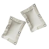 Toddmomy 2 Stück Wand mit Abschnitten für Training Strapazierfähiger Canvas Platzsparendes Wanddesign für Heimfitnessstudios Installieren Sicherheitsmerkmale für Verletzungsfreies Training