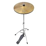SPORTARC Brass Cymbals Percussion Splash Crash Hi-Hat Becken Frame Drum Becken für Anfänger Profispieler 12', 1401009410