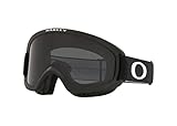 Oakley O-Frame 2.0 Pro S OO7126 Skibrille für Herren und Damen, mattschwarz/dunkelgrau, inklusive Set mit Designer-iWear Brillen-Set