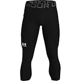 Under Armour Men's HeatGear Armour 3/4 Leggings, Black, Large