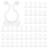 baotongle 50 Stück Pflanzenclips Kletterpflanzen Clips Wandbefestigung für Pflanzen Selbstklebende Befestigungsklammern für Pflanzen Sicherung Pflanzenhaken für Kletterpflanzen