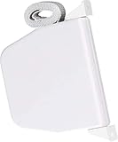 Schellenberg 50503 Rolladen Gurtwickler Aufputz inkl. Rolladengurt 14 mm x 5m, System Mini, 180° schwenkbar, Lochabstand 14,5 cm Aufschraubwickler nicht zu öffnen, Weiß