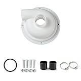 BUBEFSKD Vakuum Staubabscheider Separator Deckel Mit Ellbogenabdeckungen Staubsammler Für Holzbearbeitungsablagerungsbehälter Vakuumfiltersystem