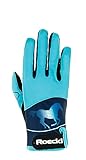 Roeckl Sports Reithandschuh Kansas, Kids Sommer Handschuh, Türkis 6