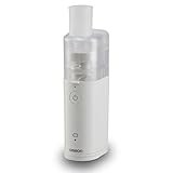 OMRON MicroAir U100 Inhalationsgerät „GUT“ Stiftung Warentest 12/24, geräuschloser Inhalator für zu Hause und unterwegs - Zur Behandlung von Atemwegserkrankungen bei Erwachsenen und Kindern