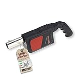 Rankomu Elektrisches Grillgebläse mit Edelstahl-Düse,Batteriebetrieben(4 x AA-Batterien), Tragbarer BBQ Ventilator für Holzkohlegrill, Camping & Outdoor, 9500 RPM Luftstrom