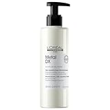 L'Oréal Professionnel Pre-Shampoo für alle Haartypen, Gegen Haarbruch, Für kräftigeres, glänzenderes, weniger poröses Haar und langanhaltende Farben, Serie Expert, Metal DX High Pre-Shampoo, 250 ml