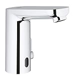 GROHE Eurosmart CE - Infrarot- Elektronik Waschtischarmatur (wassersparend, Reinigungsmodus, thermische Desinfektion, schnelle Montage), chrom, 36325001