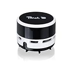 Peach Mini Staubsauger - batteriebetrieben (2x AA) - hohe Saugkraft - schwarz - PA105