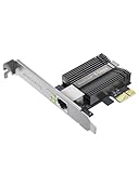 BrosTrend 5Gb Netzwerkkarte PC, Gigabit Netzwerkkarte PCIe, LAN Karte PCI Express Netzwerkadapter mit Extra Low Profile, PCIe Karte NUR für Windows 11/10 / Windows Server 2022, Lifetime-Schutz