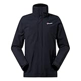 Berghaus Herren Hillwalkeinteractive Waterproof Übergangsjacke Hardshell Gore-Tex Wasserdichte Jacke, Schwarz, L EU