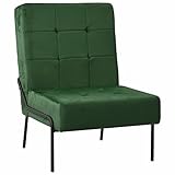 LAPOOH Relaxstuhl 65x79x87 cm Dunkelgrün Samt, Kinosessel, Ohrensessel, Heimkino Sofa, Schlafsessel, Relax Sessel, Tv Möbel, Seniorensessel