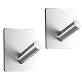 RELIBO® Glashalterung für Flipchart-Papier – Multifunktionale Edelstahl-Haken, Selbstklebend, Elegantes Design für Büro und Meetingräume