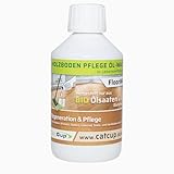 CatCup FloorWAX - BIO Holzpflegeöl & Parkettpflege - Nachhaltige Parkett Versiegelung - Natürliche Holzpflege mit Bienenwachs - Premium Parkettöl aus Deutschland (250ml)