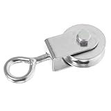 Yardenfun Drehrolle mit Lager Drehung Tragfähigkeit Robuste Umlenkrolle für Wäscheleine und Fitnessgeräte Einfache Installation und Reibungsloser Betrieb