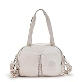 Kipling COOL DEFEA Mittelgroße Schultertasche, Metallic Glow (Silber)