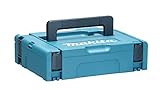 Makita 821549-5 MAKPAC Größe 1 Systemkoffer, Werkzeugkoffer, Transportkoffer, verknüpfbar an Koffersystem, mit Tragegriff, 395 x 295 x 110 mm (LxBxH)