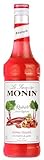 Monin Sirup Rhabarber (1 x 0,7l) - Rhabarbersirup für Cocktails, Erfrischende Getränke und Desserts - für Sommergetränke und kreative Mixgetränke