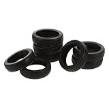 Ciieeo Kofferrollen Schutzvorrichtungen 8 Stück Silikon Radabdeckungen Geräuscharm Stoßfest für Reisetaschen und Ersatz Gepäckräder