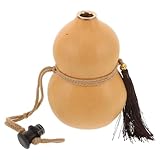 GOOHOCHY Tragbare Auslaufsichere Kürbis Wasserflasche mit Korken Großes Volumen Vielseitiger Weinbehälter und Dekoration für Reisen und Zuhause