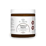 Pi-nuts Vanille Paste -aus Bourbon-Vanillebohnen und Vanilla Extract - Intensives Vanille Aroma - Glutenfrei, keine Konservierungsstoffe - Zum Backen und Desserts - 250 g