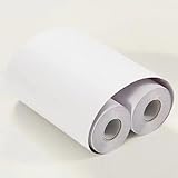 VisitRyl Tapetenbordüre Selbstklebend Weiß mattiert 15cm X 1000cm – Einfache Montage für Wände