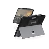 URBAN ARMOR GEAR Scout Hülle für Microsoft Surface Go 4 / Go 3 / Go 2 / Go Schutzhülle (360° drehbare Handschlaufe, Schultergurt kompatibel, Surface Pen Halterung) - schwarz