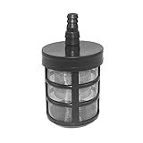 Garten Schlauch Filter Sedimentfilter für Hochdruck Reiniger,Edelstahl Saugschlauch Filter,Einlasswasser Sediment Filter Aufsatz Einlass Wasser Filter Einsatz 50 Mesh Sieben,Mesh Filter Sprühzubehör