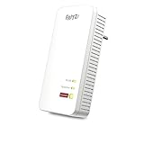 FRITZ!Powerline 1240 AX Single Adapter (Gigabit-Powerline mit Wi-Fi 6, WLAN-Access Point, ideal für Media-Streaming, HD-Videos, Internet-TV, 1.200 MBit/s, deutschsprachige Version)